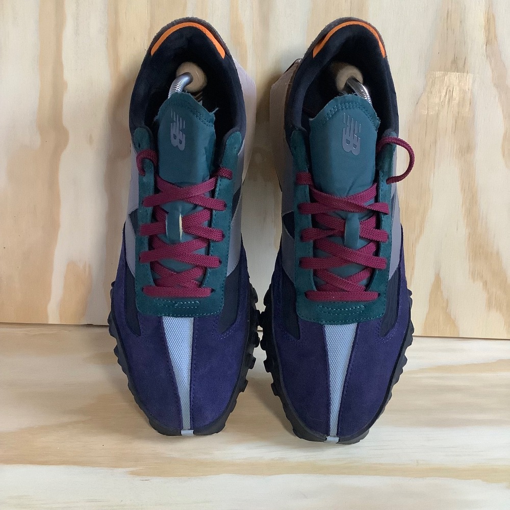 New Balance XC-72 Mens Purple Teal Grey Suede Sneakers UXC72CA1 Size 12